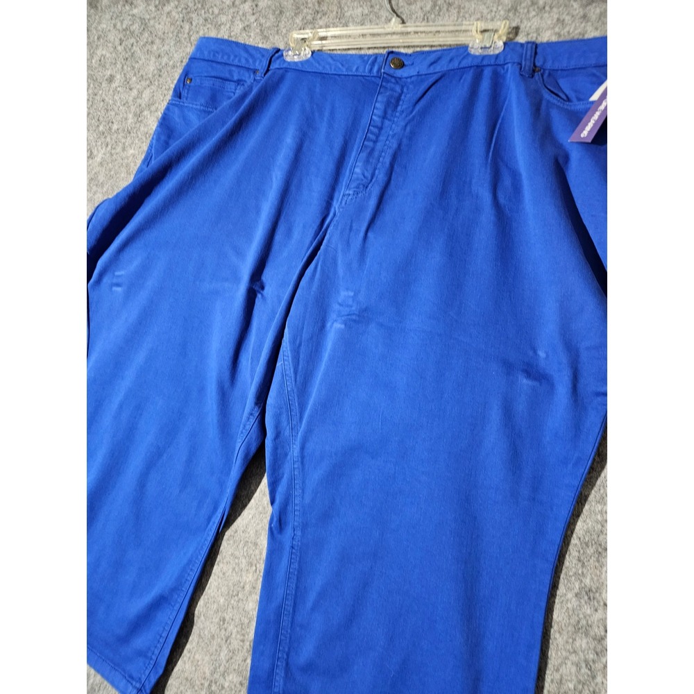 Catherines The Universal Jean Women's 32W Blue Stretch Capri Pants NWT - Picture 2 of 11